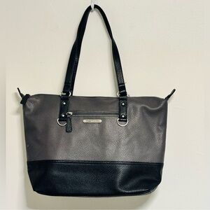 Stone Mountain Gray & Black Shoulder Tote
Handbag